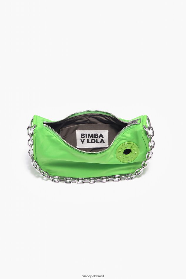 acessórios Bimba Y Lola bolsa de lua de náilon verde neon P28JFH100