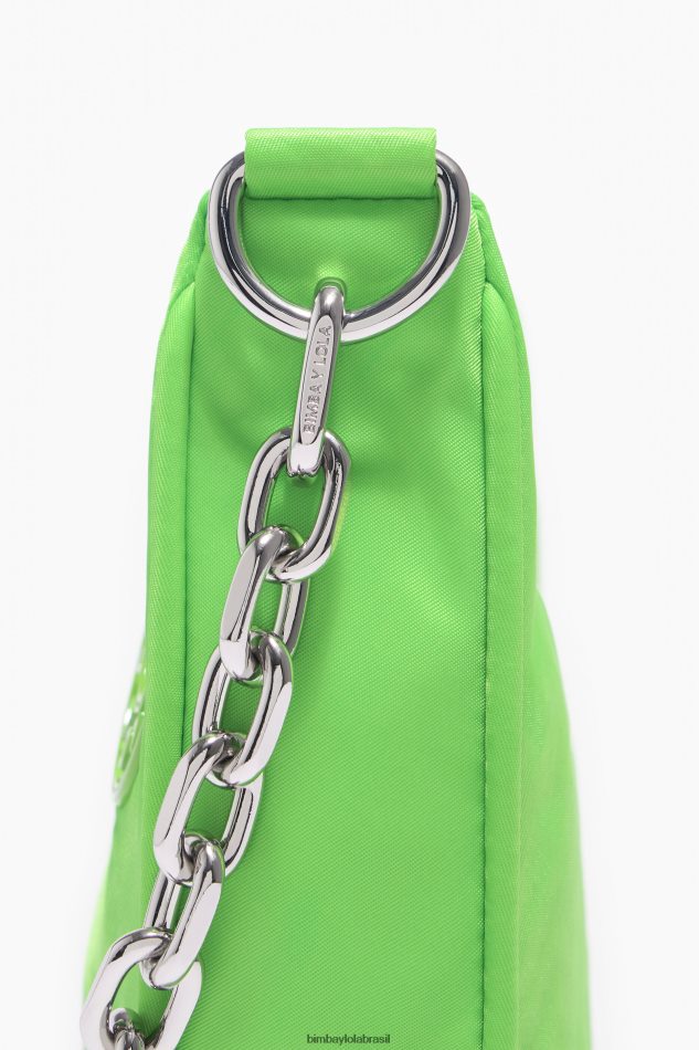 acessórios Bimba Y Lola bolsa de lua de náilon verde neon P28JFH100