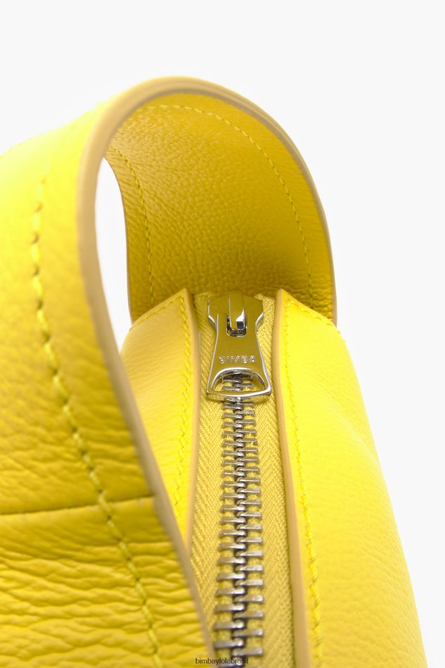 acessórios Bimba Y Lola bolsa hobo de couro amarelo P28JFH57