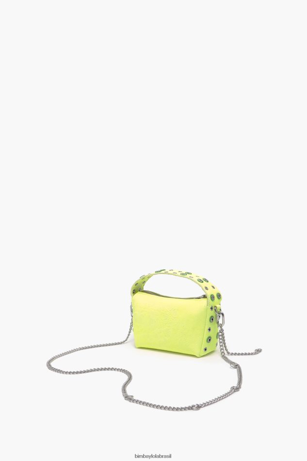 acessórios Bimba Y Lola bolsa hobo de couro amarelo P28JFH64