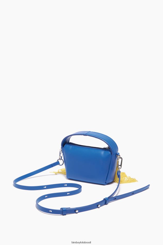 acessórios Bimba Y Lola bolsa hobo de couro azul elétrico P28JFH63