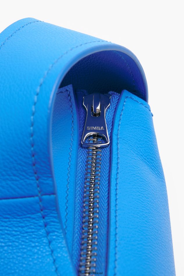 acessórios Bimba Y Lola bolsa hobo de couro byl com estampa de banana azul P28JFH56