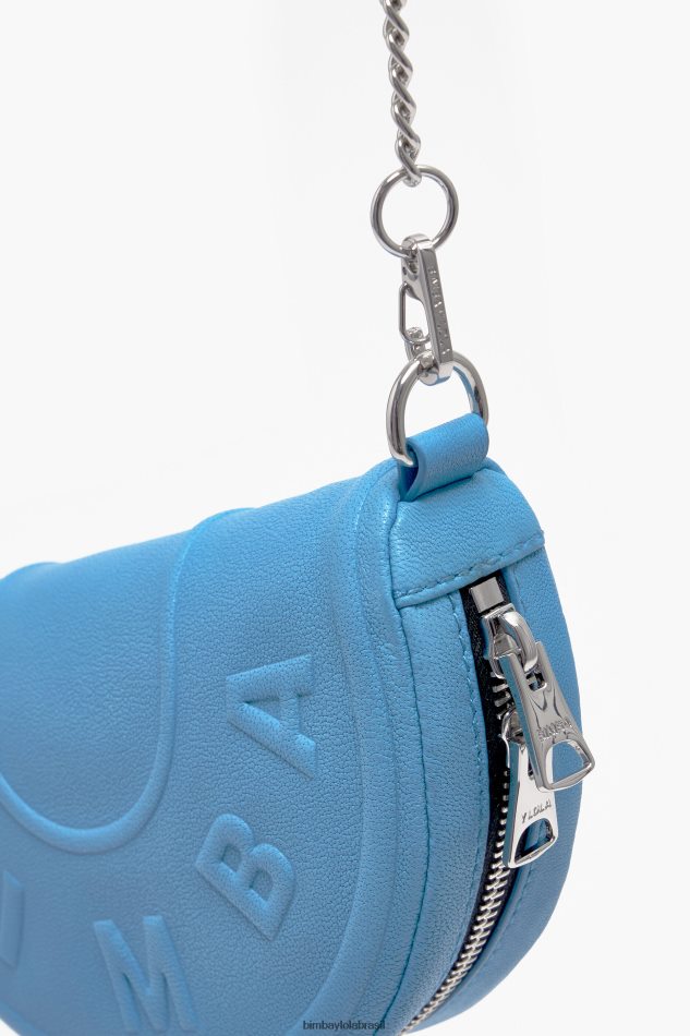 acessórios Bimba Y Lola bolsa transversal couro chimo azul P28JFH65