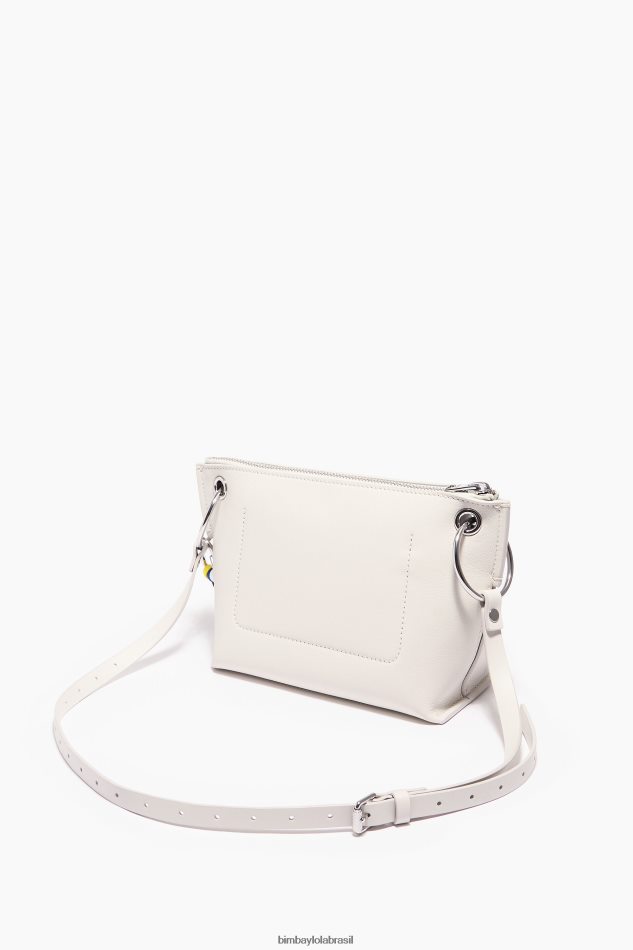 acessórios Bimba Y Lola bolsa transversal de couro branco P28JFH42