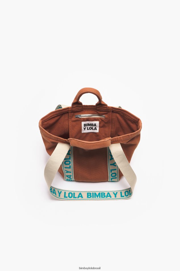 acessórios Bimba Y Lola bolsa de lona bronzeado P28JFH85