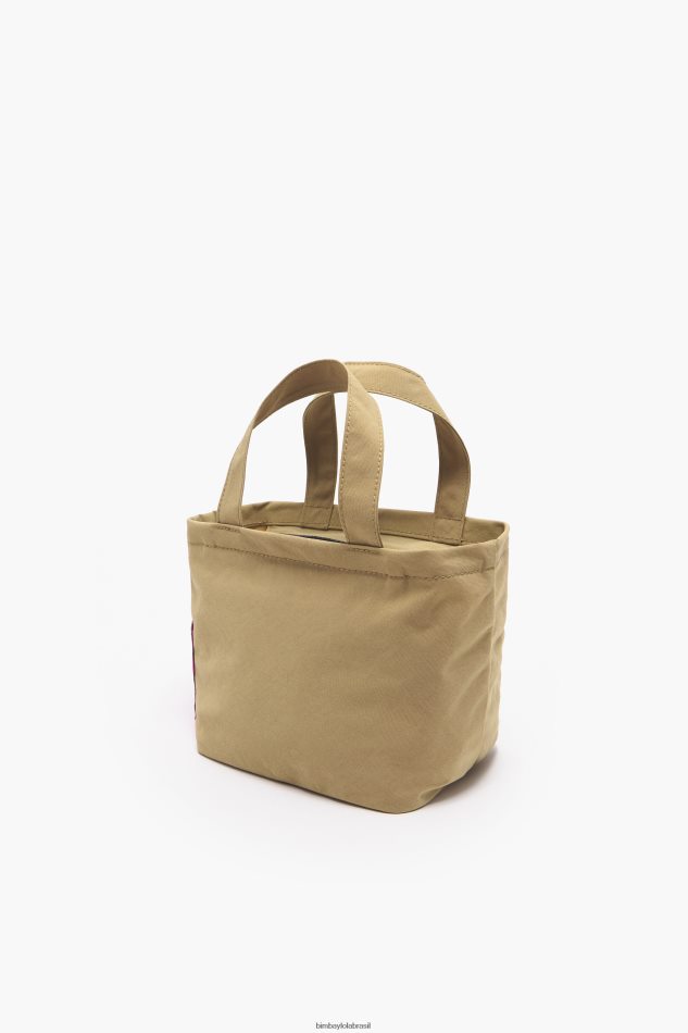 acessórios Bimba Y Lola mini bolsa de trapézio de náilon natural P28JFH156