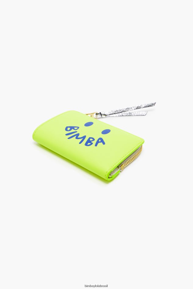 acessórios Bimba Y Lola Bolsa de couro Neon amarelo P28JFH1035