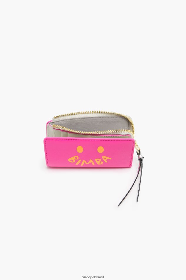 acessórios Bimba Y Lola Bolsa de couro Rosa neon P28JFH1036