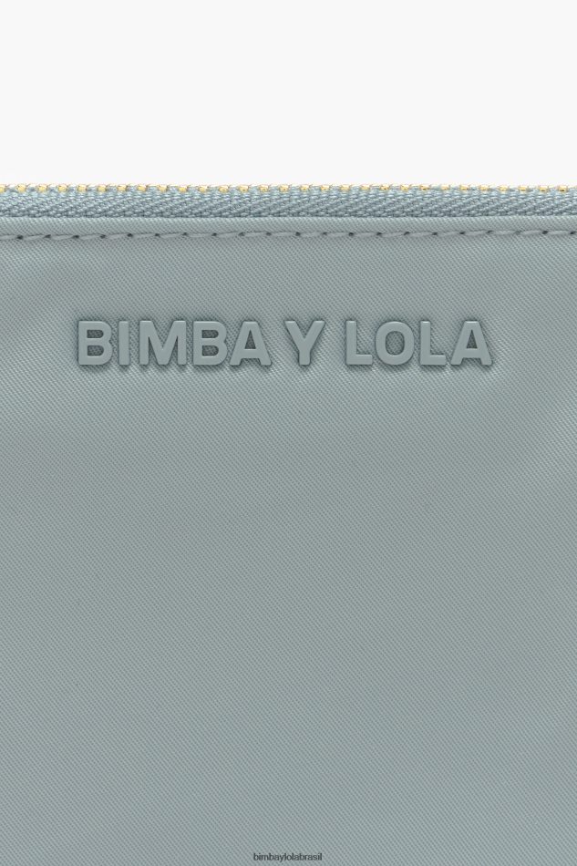 acessórios Bimba Y Lola bolsa de moedas curvada de náilon água-marinha P28JFH980