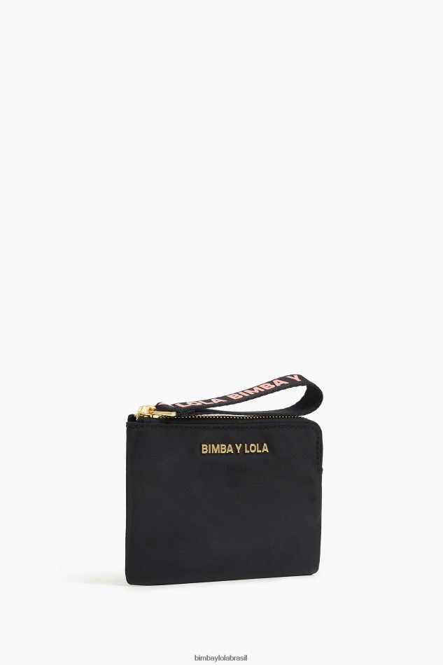 acessórios Bimba Y Lola bolsa de moedas de náilon preto P28JFH1019