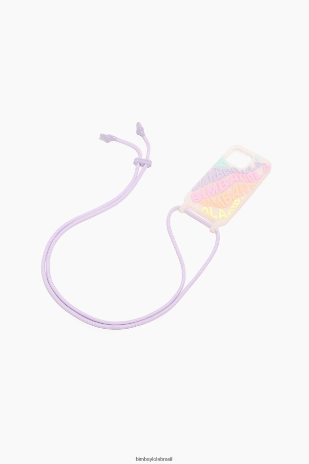 acessórios Bimba Y Lola capa transparente para iphone 11 logo multicolorido P28JFH908