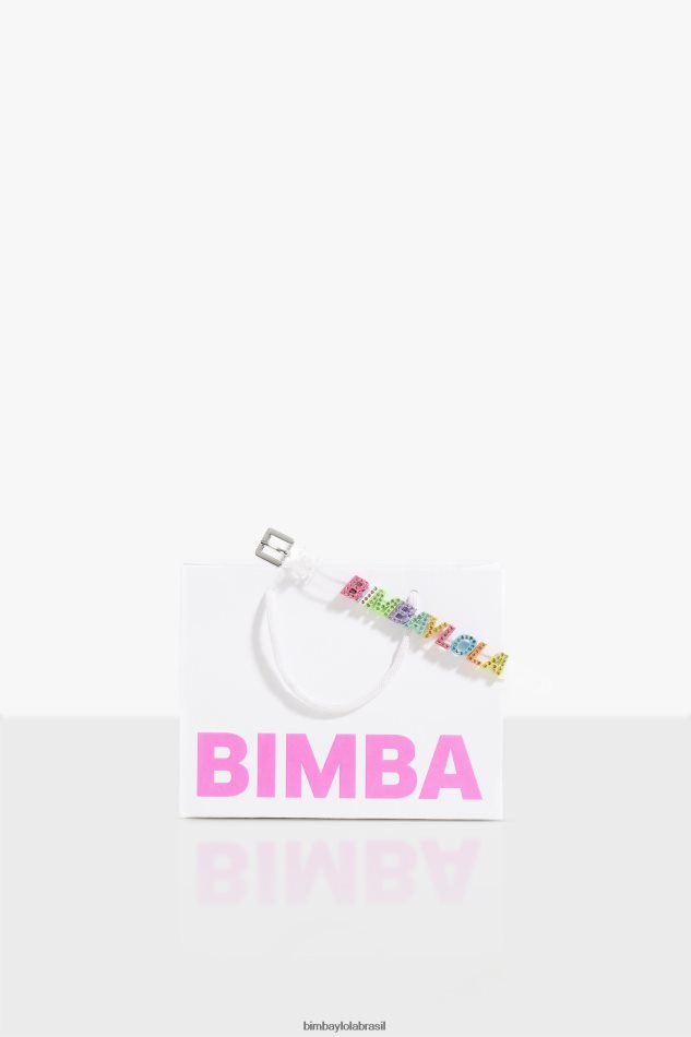 acessórios Bimba Y Lola pulseira de letras de logotipo transparente P28JFH656