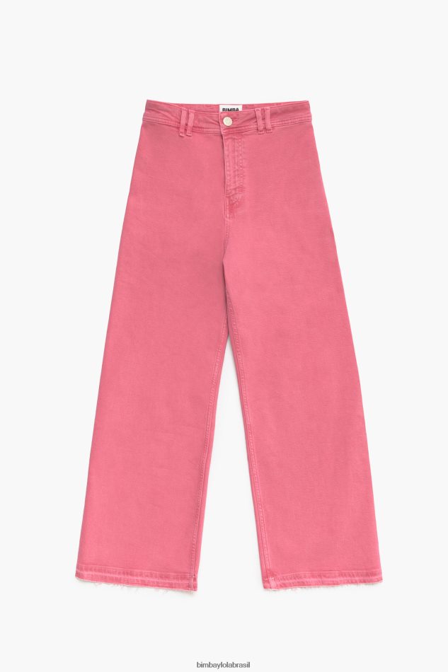 roupas Bimba Y Lola culotte - jeans de cintura alta cereja P28JFH447