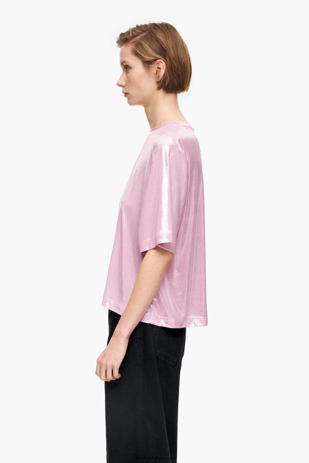 roupas Bimba Y Lola camiseta brilhante rosa P28JFH311